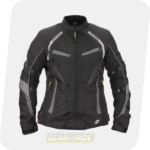 SOLACE Female Riding Jacket Asmi V3 Black Grey