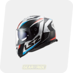 LS2 Helmet FF800 Strom II Racer Blue Red Glossy