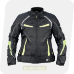 SOLACE Female Riding Jacket Asmi V3 Black Neon