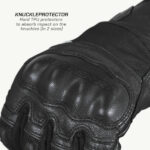 VIATERRA Riding Gloves Holeshot V2 Black - Image 3