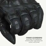 VIATERRA Riding Gloves Holeshot V2 Black - Image 9