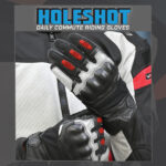 VIATERRA Riding Gloves Holeshot V2 Lava Red - Image 2