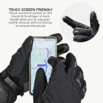VIATERRA Riding Gloves Tundra V3 WP Black - Image 13