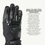 VIATERRA Riding Gloves Tundra V3 WP Black - Image 14