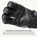 VIATERRA Riding Gloves Tundra V3 WP Black - Image 6