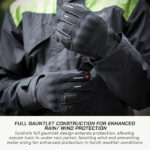 VIATERRA Riding Gloves Tundra V3 WP Black - Image 8