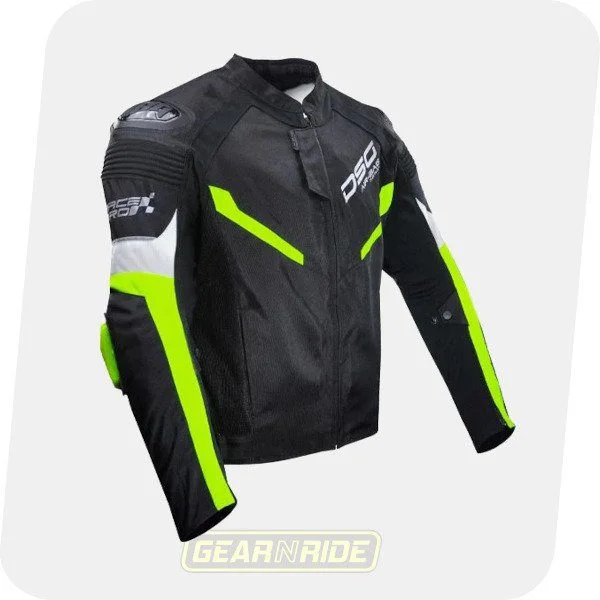 DSG Riding Jacket Race Pro V2 Fluro Yellow GEAR N RIDE Shop