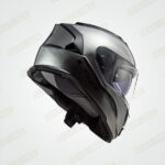 LS2 Helmet FF800 Strom II Jeans Titanium Gloss - Image 4