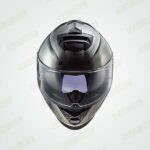 LS2 Helmet FF800 Strom II Jeans Titanium Gloss - Image 3