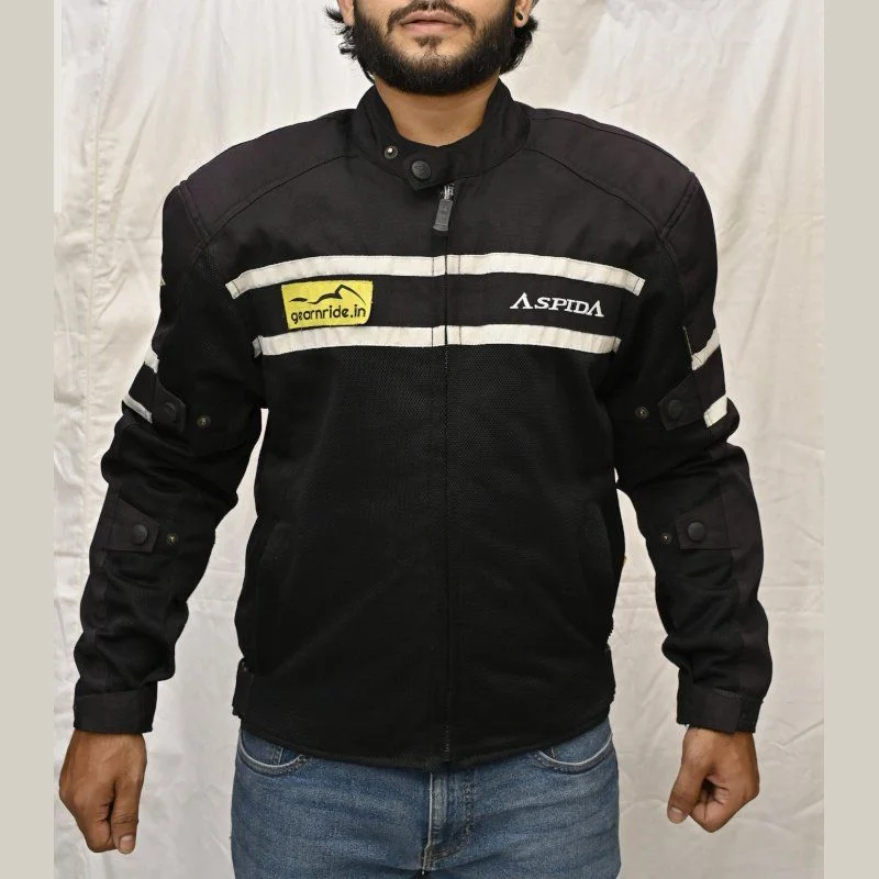 Pre owned ASPIDA Jacket Icarus B W Size XL 036 GEAR N RIDE Shop