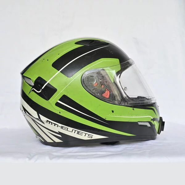 Pre-owned MT Helmet Mugello Matte Green, Size-M (006) - Image 2