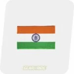 QUIPCO India Flag Patch - Embroidered with Coloured Borders