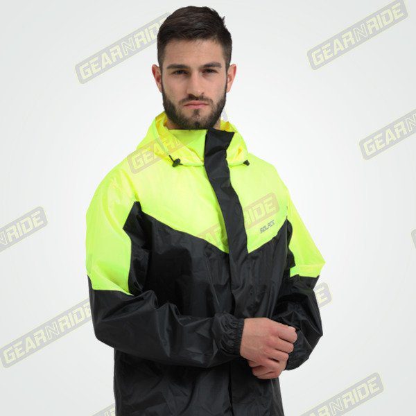 THE CLOWNFISH Rain Coat for Men Waterproof Raincoat with Pants Polyest   Dpanda Store