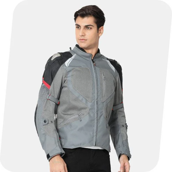 SOLACE Riding Jacket Sabre Pro V5 Grey GEAR N RIDE Shop