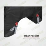 VIATERRA Tail Bag Claw V3 100% WP Black Orange 72L - Image 13