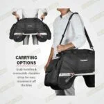 VIATERRA Tail Bag Claw V3 100% WP Black Orange 72L - Image 18