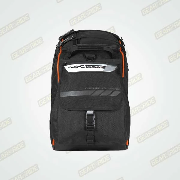 VIATERRA Tail Bag Claw V3 100% WP Black Orange 72L - Image 4