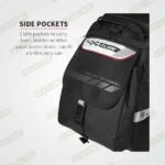 VIATERRA Tail Bag Claw V3 100% WP Black Orange 72L - Image 6