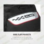 VIATERRA Tail Bag Claw V3 100% WP Black Orange 72L - Image 7
