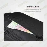 VIATERRA Tail Bag Claw V3 100% WP Black Orange 72L - Image 8