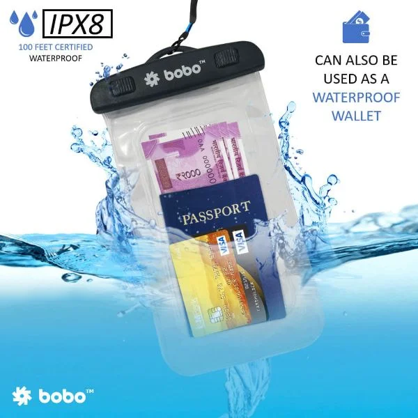 BOBO Waterproof Mobile Phone Pouch Milky White - Image 6