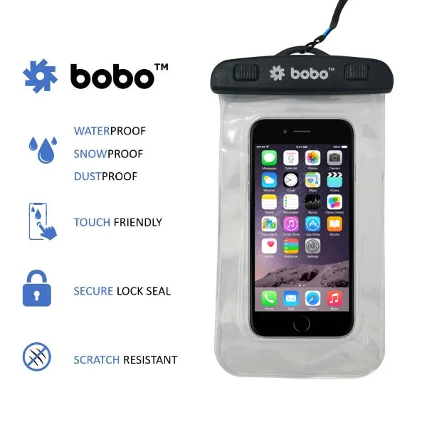 BOBO Waterproof Mobile Phone Pouch Milky White - Image 4
