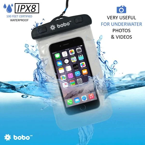 BOBO Waterproof Mobile Phone Pouch Milky White - Image 2