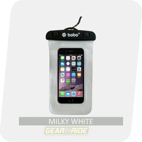 BOBO Waterproof Mobile Phone Pouch Milky White - Image 1