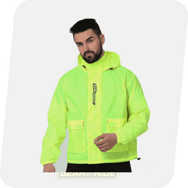 Fleece deals rain jacket