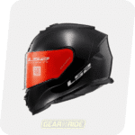 LS2 Helmet FF800 Storm II Solid Black Glossy - Image 3