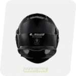LS2 Helmet FF800 Storm II Solid Black Glossy - Image 2