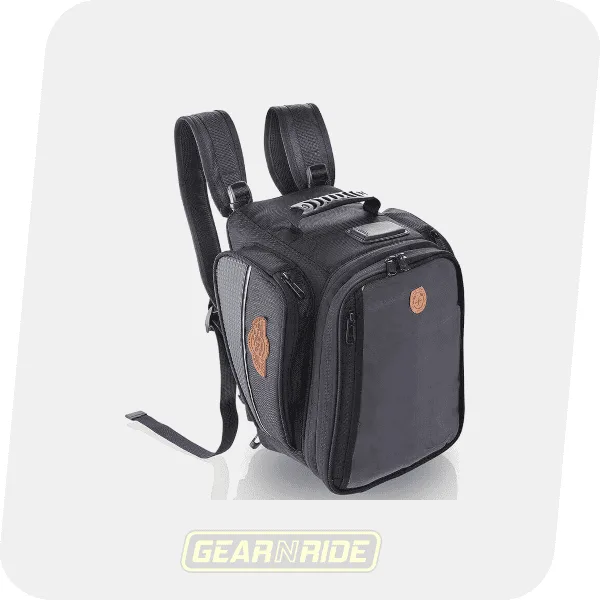 GUARDIAN GEARS Semi Hard Universal (Non-Magnetic) Tank Bag Alpha 20L, with Waterproof Dry Bag - Image 1
