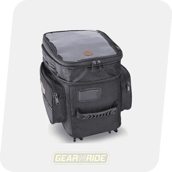 GUARDIAN GEARS Semi Hard Universal (Non-Magnetic) Tank Bag Alpha 20L, with Waterproof Dry Bag - Image 4