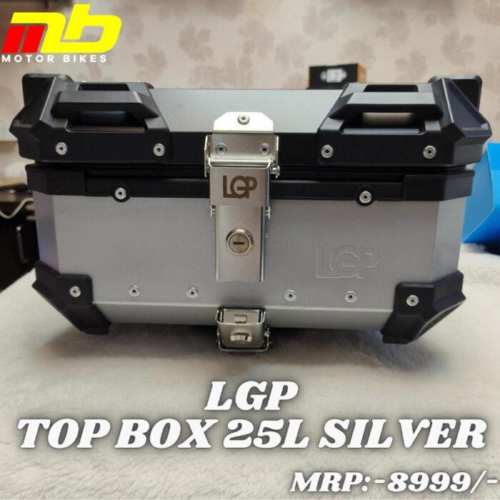 LGP Aluminium Top Box 25L Silver - Image 1