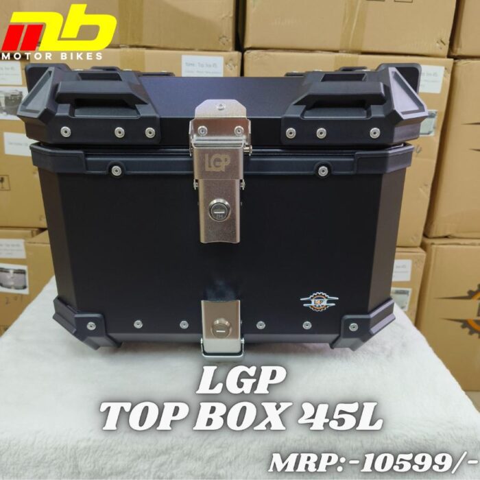 LGP Aluminium Top Box 45L Black - Image 1
