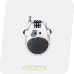 LGP Cable Number Lock for Helmet, Silver - Image 2