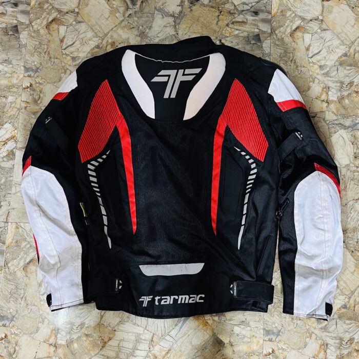 Pre-owned TARMAC Riding Jacket Corsa Black White Red, size XS - Image 2
