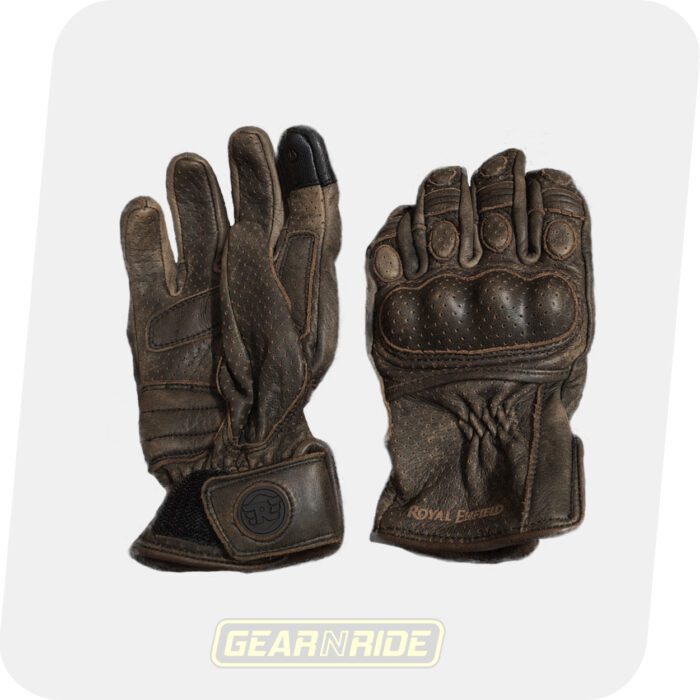 Pre-owned ROYAL ENFIELD Gloves Vintage Olive Brown, size M (20 cm) - Image 2
