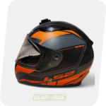 Pre-Owned LS2 Helmet FF353 Infinity Black/Orange matt, Size L