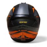 Pre-Owned LS2 Helmet FF353 Infinity Black/Orange matt, Size L - Image 2