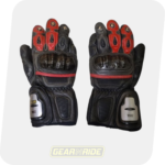 Pre-owned TBG Full Riding Gloves Sports V1 Red, Size M