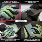 VIATERRA Riding Gloves Roost V2 Grey - Image 2