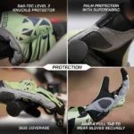 VIATERRA Riding Gloves Roost V2 Grey - Image 3