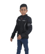 SOLACE Kid's Riding Jacket Reywin Black Grey - Image 2