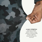VIATERRA 2nd Skin Base Layer Bottom Grey Camo - Image 13