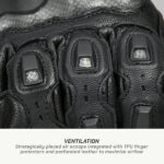 VIATERRA Riding Gloves Grid MK3 Black - Image 12