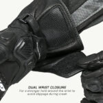 VIATERRA Riding Gloves Grid MK3 Black - Image 15
