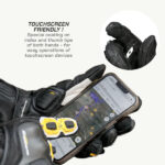 VIATERRA Riding Gloves Grid MK3 Black - Image 17