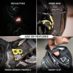 VIATERRA Riding Gloves Grid MK3 Black - Image 22