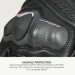 VIATERRA Riding Gloves Grid MK3 Black - Image 5